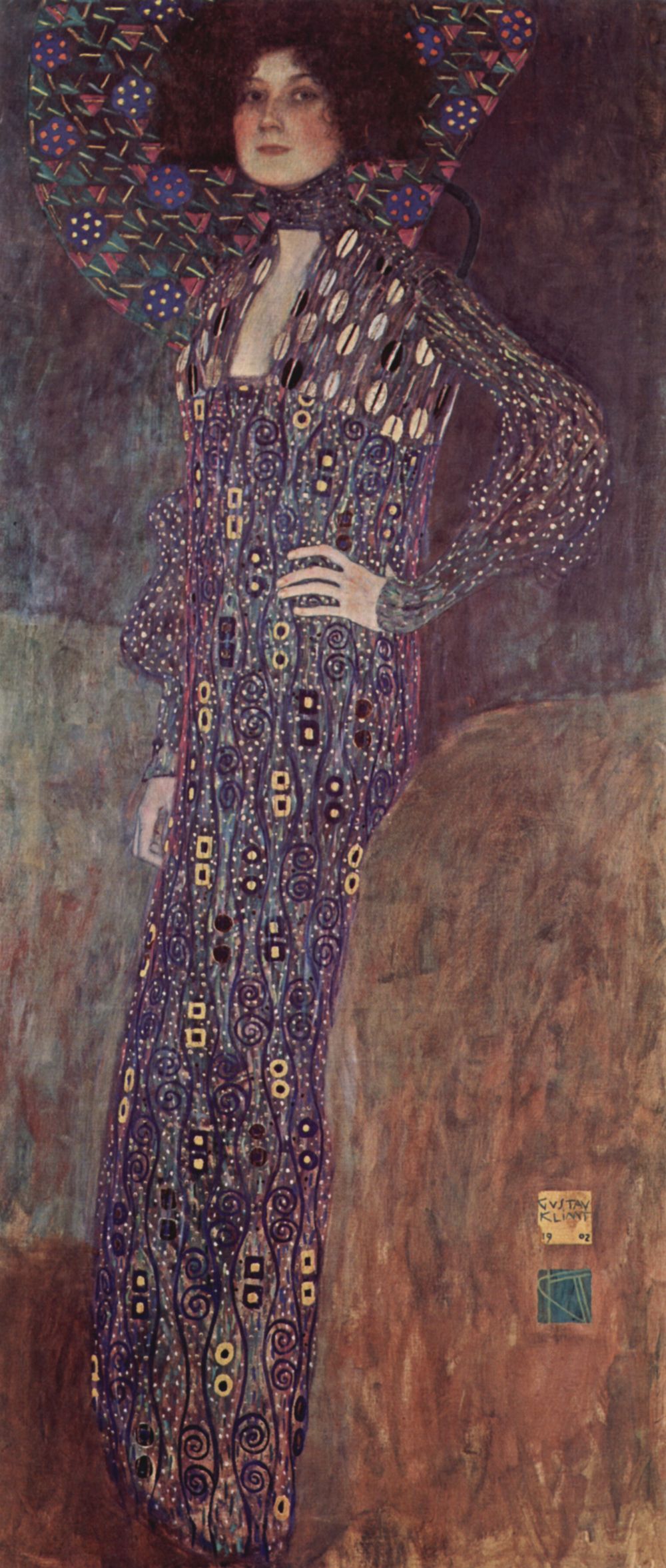 Gustav Klimt - Portrait of Emilie Flöge 1902